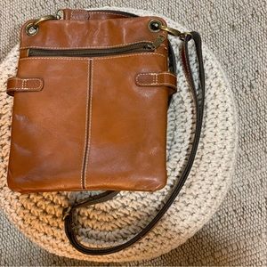 Patricia Nash Adjustable Leather Crossbody Purse Bag